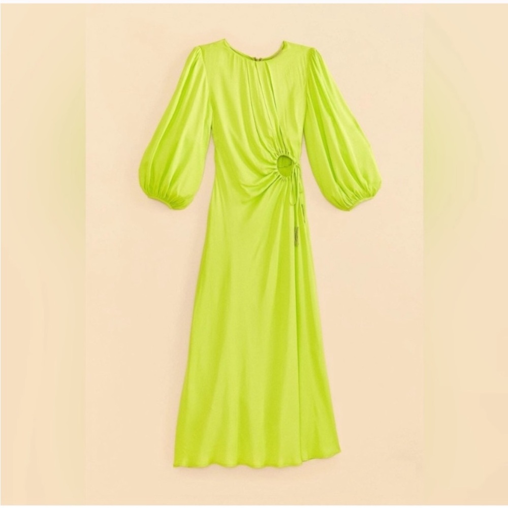 FARM Rio Mustard Long Sleeve Dress - Picture 13 of 13